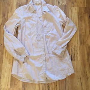 Gray button down shirt